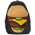 Cheeseburger Backpack Bag Front