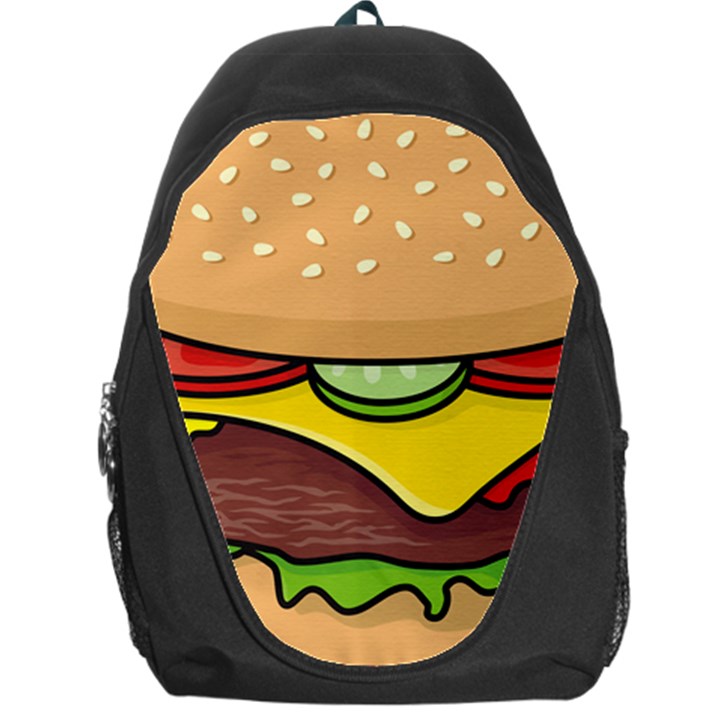 Cheeseburger Backpack Bag