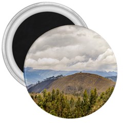 Ecuadorian Landscape At Chimborazo Province 3  Magnets by dflcprints