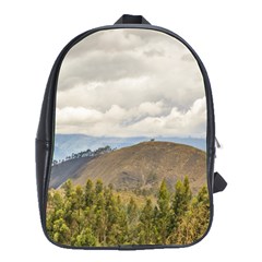 Ecuadorian Landscape At Chimborazo Province School Bags(large)  by dflcprints