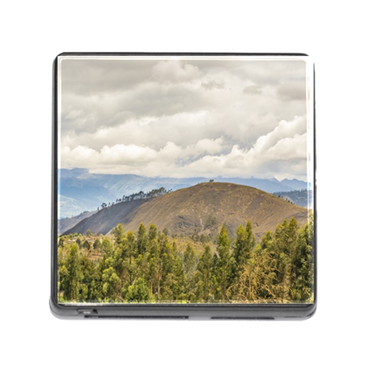 Ecuadorian Landscape At Chimborazo Province Memory Card Reader (Square)