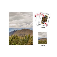 Ecuadorian Landscape At Chimborazo Province Playing Cards (mini)  by dflcprints