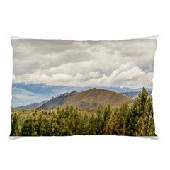 Ecuadorian Landscape At Chimborazo Province Pillow Case (two Sides) by dflcprints