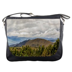 Ecuadorian Landscape At Chimborazo Province Messenger Bags by dflcprints