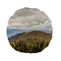 Ecuadorian Landscape At Chimborazo Province Standard 15  Premium Round Cushions by dflcprints