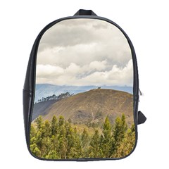 Ecuadorian Landscape At Chimborazo Province School Bags (xl)  by dflcprints