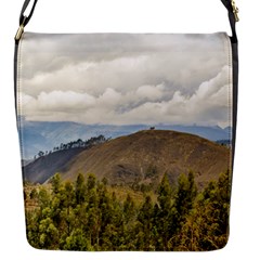 Ecuadorian Landscape At Chimborazo Province Flap Messenger Bag (s) by dflcprints