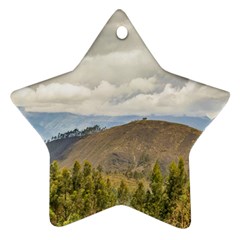 Ecuadorian Landscape At Chimborazo Province Ornament (star)  by dflcprints