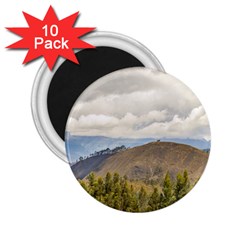 Ecuadorian Landscape At Chimborazo Province 2 25  Magnets (10 Pack)  by dflcprints