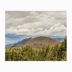 Ecuadorian Landscape At Chimborazo Province Small Glasses Cloth (2-side) by dflcprints