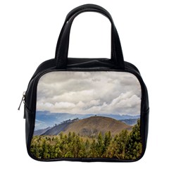 Ecuadorian Landscape At Chimborazo Province Classic Handbags (one Side) by dflcprints