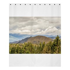 Ecuadorian Landscape At Chimborazo Province Shower Curtain 60  X 72  (medium)  by dflcprints