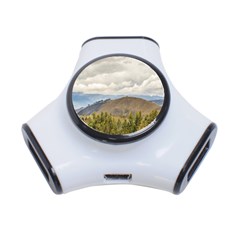 Ecuadorian Landscape At Chimborazo Province 3-port Usb Hub by dflcprints