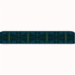 Dark Blue Teal Mod Circles Small Bar Mats