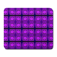 Bright Pink Mod Circles Large Mousepads by BrightVibesDesign