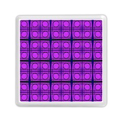 Bright Pink Mod Circles Memory Card Reader (square) 