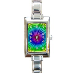 Colors Rectangle Italian Charm Watch