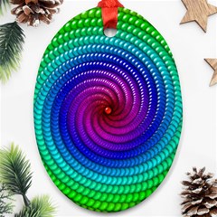 Colors Oval Ornament (two Sides) by SaraReneeBoutique