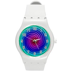 Colors Round Plastic Sport Watch (m)