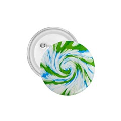 Tie Dye Green Blue Abstract Swirl 1 75  Buttons by BrightVibesDesign