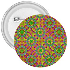 Modern Colorful Geometric 3  Buttons by dflcprints