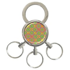 Modern Colorful Geometric 3-ring Key Chains by dflcprints