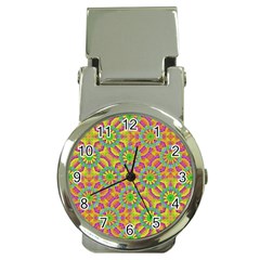 Modern Colorful Geometric Money Clip Watches by dflcprints