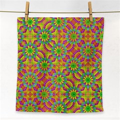 Modern Colorful Geometric Face Towel by dflcprints