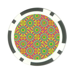 Modern Colorful Geometric Poker Chip Card Guards (10 Pack)  by dflcprints