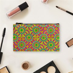 Modern Colorful Geometric Cosmetic Bag (small)  by dflcprints