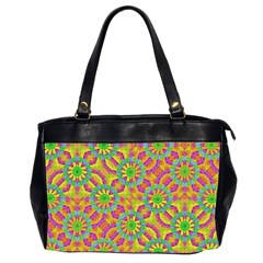 Modern Colorful Geometric Office Handbags (2 Sides)  by dflcprints