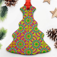 Modern Colorful Geometric Christmas Tree Ornament (2 Sides)