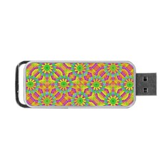 Modern Colorful Geometric Portable Usb Flash (two Sides)