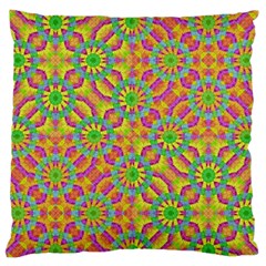 Modern Colorful Geometric Standard Flano Cushion Case (two Sides) by dflcprints