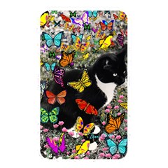 Freckles In Butterflies I, Black White Tux Cat Memory Card Reader by DianeClancy