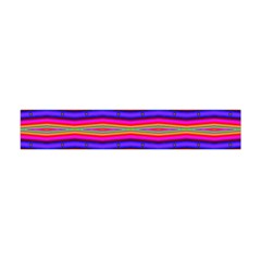 Bright Pink Purple Lines Stripes Flano Scarf (mini)