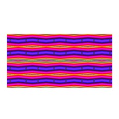 Bright Pink Purple Lines Stripes Satin Wrap by BrightVibesDesign