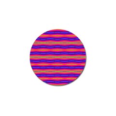 Bright Pink Purple Lines Stripes Golf Ball Marker (4 Pack) by BrightVibesDesign