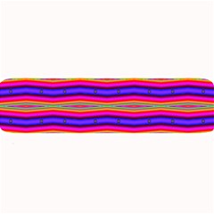 Bright Pink Purple Lines Stripes Large Bar Mats