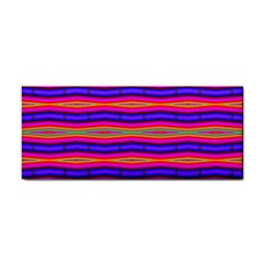 Bright Pink Purple Lines Stripes Hand Towel