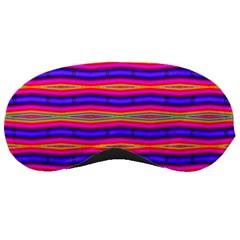 Bright Pink Purple Lines Stripes Sleeping Masks by BrightVibesDesign