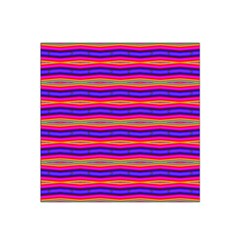 Bright Pink Purple Lines Stripes Satin Bandana Scarf by BrightVibesDesign