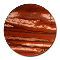 Red Earth Natural Round Mousepads by UniqueCre8ion