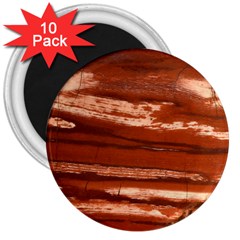 Red Earth Natural 3  Magnets (10 Pack)  by UniqueCre8ion