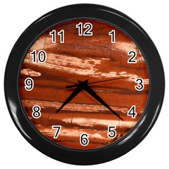 Red Earth Natural Wall Clocks (black) by UniqueCre8ion