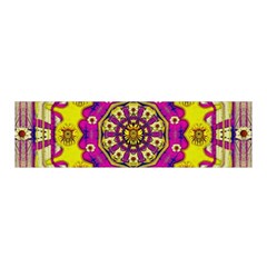 Celebrating Summer In Soul And Mind Mandala Style Satin Scarf (oblong) by pepitasart