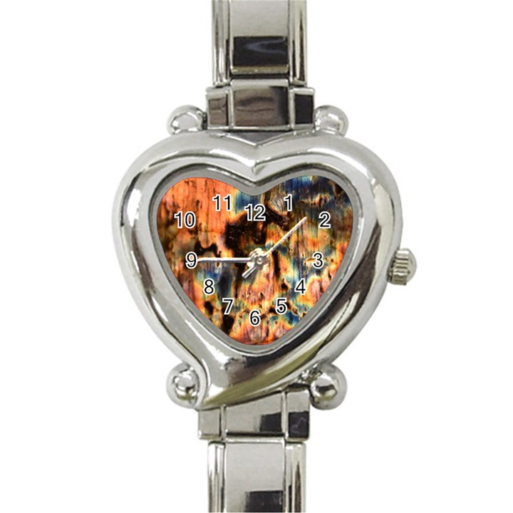 Naturally True Colors  Heart Italian Charm Watch