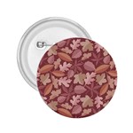 Marsala Leaves Pattern 2.25  Buttons Front