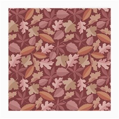 Marsala Leaves Pattern Medium Glasses Cloth by sifis