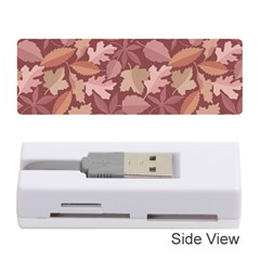 Marsala Leaves Pattern Memory Card Reader (stick)  by sifis